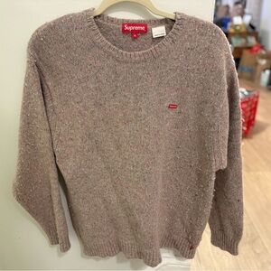 Supreme Box Logo Crewneck Speckle Sweater